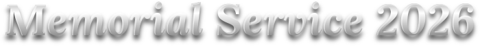 memorial service 2026 logo